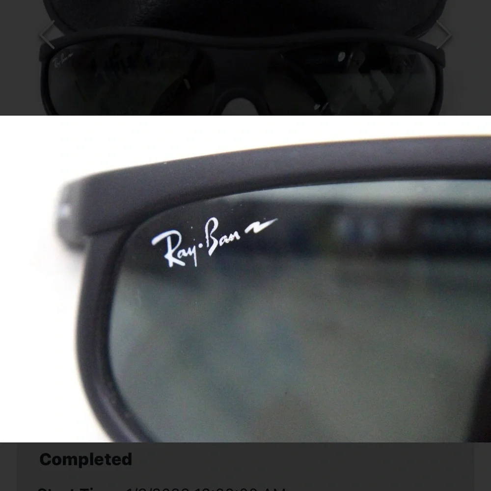 Ray-Ban Black Sport Series Sunglasses